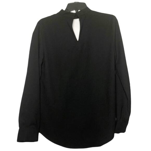 Urban Outfitters Black Blouse Long Sleeve S/P Peekaboo & Keyhole Whimsy Goth - Picture 3 of 10